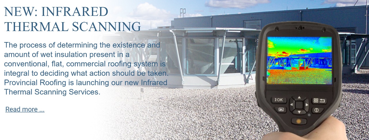 Provincial Roofing infrared heat loss scanning services scanner