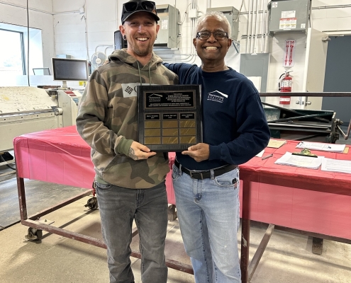 safety award, safety practices, roofing safety, roofing work, James Davidson